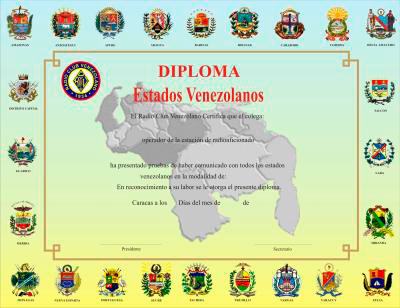 Diploma Estados Venezolanos