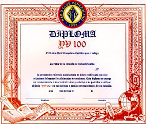 Diploma YV 100